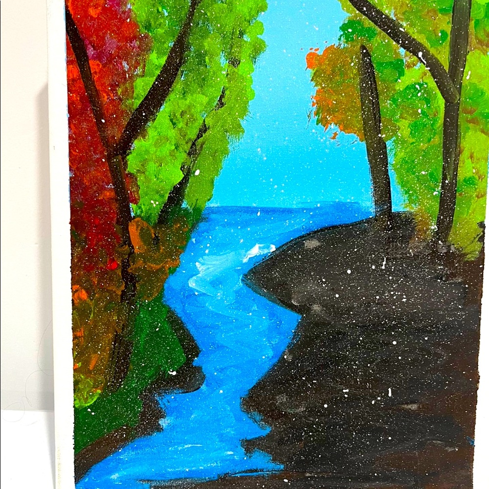 Lake painting
